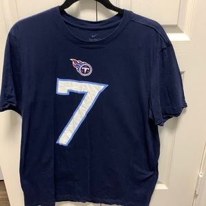 Slightly worn Malik Willis Tennessee titans tshirt jersey large